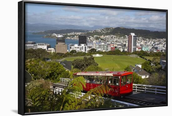 Wellington Cable Car, Wellington, North Island, New Zealand, Pacific-Stuart-Framed Photographic Print