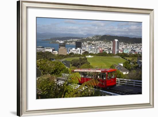 Wellington Cable Car, Wellington, North Island, New Zealand, Pacific-Stuart-Framed Photographic Print