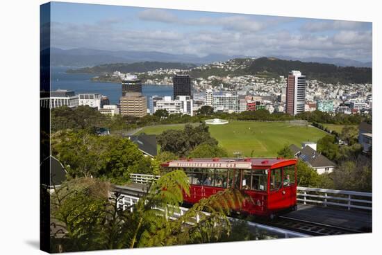 Wellington Cable Car, Wellington, North Island, New Zealand, Pacific-Stuart-Stretched Canvas