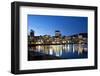 Wellington CBD at Dusk-FiledIMAGE-Framed Photographic Print