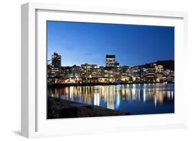 Wellington CBD at Dusk-FiledIMAGE-Framed Photographic Print