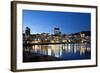 Wellington CBD at Dusk-FiledIMAGE-Framed Photographic Print