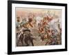 Wellington Defeats Ney-Vereker M. Hamilton-Framed Art Print