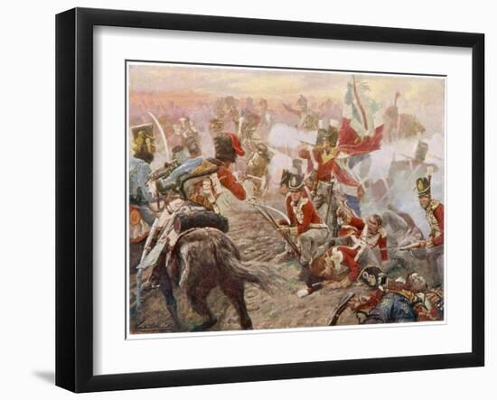 Wellington Defeats Ney-Vereker M. Hamilton-Framed Art Print