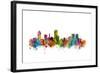 Wellington New Zealand Skyline-Michael Tompsett-Framed Art Print