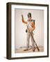 Wellington's Army: Soldier of the 69th Foot Loading His 'Brown Bess' Musket in 1815 (Colour Litho)-English-Framed Giclee Print