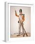 Wellington's Army: Soldier of the 69th Foot Loading His 'Brown Bess' Musket in 1815 (Colour Litho)-English-Framed Giclee Print