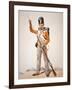 Wellington's Army: Soldier of the 69th Foot Loading His 'Brown Bess' Musket in 1815 (Colour Litho)-English-Framed Giclee Print