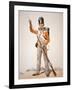 Wellington's Army: Soldier of the 69th Foot Loading His 'Brown Bess' Musket in 1815 (Colour Litho)-English-Framed Giclee Print