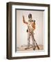 Wellington's Army: Soldier of the 69th Foot Loading His 'Brown Bess' Musket in 1815 (Colour Litho)-English-Framed Giclee Print