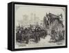 Wellington's Funeral Car-Sir John Gilbert-Framed Stretched Canvas