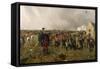 Wellington's March from Quatre Bras to Waterloo, 1878-Ernest Crofts-Framed Stretched Canvas