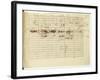 'Wellington's Victory, Op. 91', Page 36, Composed by Ludwig Van Beethoven (1770-1827)-Ludwig Van Beethoven-Framed Giclee Print