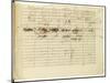 'Wellington's Victory, Op. 91', Page 36, Composed by Ludwig Van Beethoven (1770-1827)-Ludwig Van Beethoven-Mounted Giclee Print