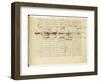 'Wellington's Victory, Op. 91', Page 36, Composed by Ludwig Van Beethoven (1770-1827)-Ludwig Van Beethoven-Framed Premium Giclee Print