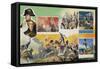 Wellington vs Napoleon-Severino Baraldi-Framed Stretched Canvas