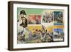 Wellington vs Napoleon-Severino Baraldi-Framed Giclee Print