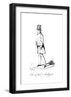 Wellington Walking-Alfred Crowquill-Framed Giclee Print