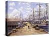 Wellington Wharf, Well. N.2, Ca 1898-Stanton Manolakas-Stretched Canvas