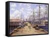 Wellington Wharf, Well. N.2, Ca 1898-Stanton Manolakas-Framed Stretched Canvas