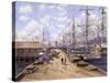 Wellington Wharf, Well. N.2, Ca 1898-Stanton Manolakas-Stretched Canvas