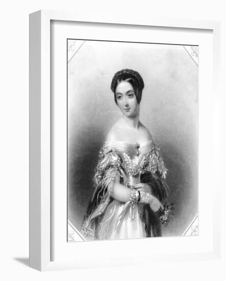 Wellington, Wife of 2nd Duke of Wellington-John Hayter-Framed Art Print