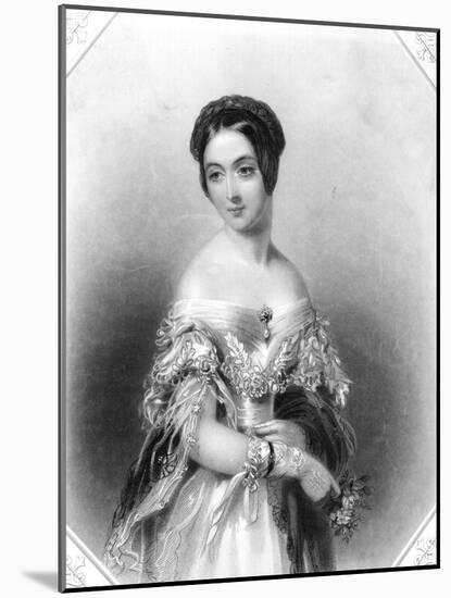 Wellington, Wife of 2nd Duke of Wellington-John Hayter-Mounted Art Print