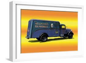 Wellmann's Mayo Truck-null-Framed Art Print