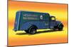 Wellmann's Mayo Truck-null-Mounted Art Print