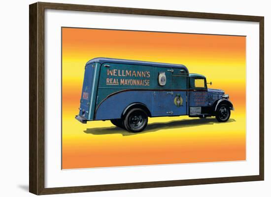 Wellmann's Mayo Truck-null-Framed Art Print