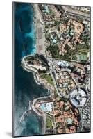 Wellness Hotel with Black Beach and View Rock, Aerial Picture, Canary Islands, Spain-Frank Fleischmann-Mounted Photographic Print