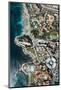 Wellness Hotel with Black Beach and View Rock, Aerial Picture, Canary Islands, Spain-Frank Fleischmann-Mounted Photographic Print