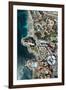 Wellness Hotel with Black Beach and View Rock, Aerial Picture, Canary Islands, Spain-Frank Fleischmann-Framed Photographic Print