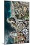 Wellness Hotel with Black Beach and View Rock, Aerial Picture, Canary Islands, Spain-Frank Fleischmann-Mounted Photographic Print