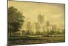 Wells Cathedral, 1821 (W/C)-John Buckler-Mounted Giclee Print