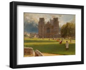 Wells Cathedral, 1889-Albert Goodwin-Framed Premium Giclee Print
