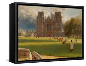 Wells Cathedral, 1889-Albert Goodwin-Framed Stretched Canvas