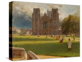 Wells Cathedral, 1889-Albert Goodwin-Stretched Canvas