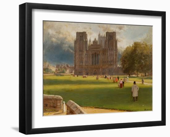 Wells Cathedral, 1889-Albert Goodwin-Framed Giclee Print