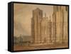 Wells Cathedral, C.1795-96-J. M. W. Turner-Framed Stretched Canvas