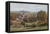 Wells Cathedral, from Milton Hill-Alfred Robert Quinton-Framed Stretched Canvas