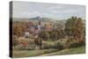 Wells Cathedral, from Milton Hill-Alfred Robert Quinton-Stretched Canvas