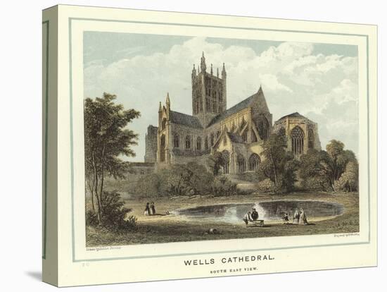 Wells Cathedral, South East View-Hablot Knight Browne-Stretched Canvas