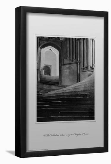 Wells Cathedral Stairway to Chapter House-null-Framed Poster