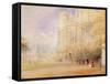 Wells Cathedral-Albert Goodwin-Framed Stretched Canvas