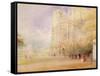 Wells Cathedral-Albert Goodwin-Framed Stretched Canvas