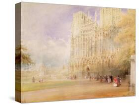 Wells Cathedral-Albert Goodwin-Stretched Canvas