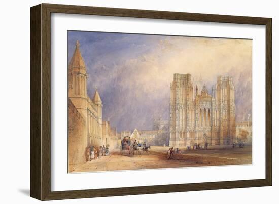 Wells Cathedral-Thomas Hosmer Shepherd-Framed Giclee Print