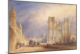 Wells Cathedral-Thomas Hosmer Shepherd-Mounted Giclee Print