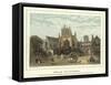 Wells Cathedral-Hablot Knight Browne-Framed Stretched Canvas